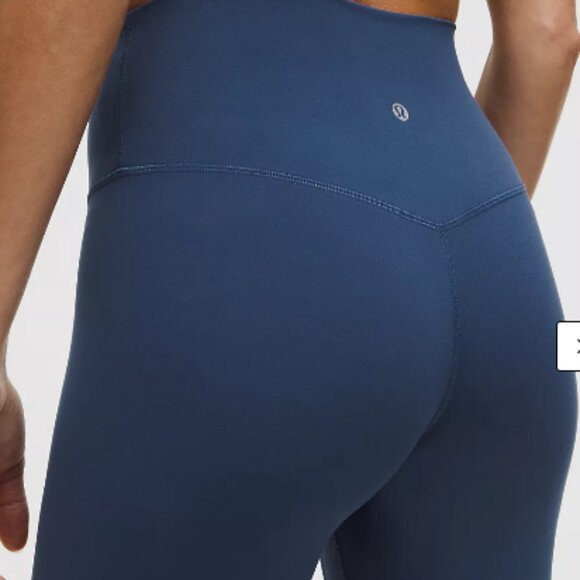 lululemon Align No Line™ High-Rise Pant 25", Blue, Size 10 - Picture 2 of 9